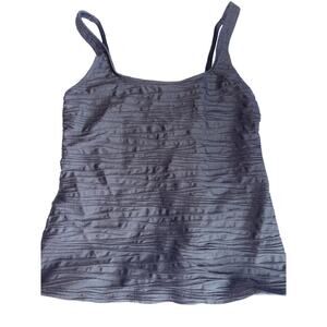 LANDS END TANKINI SWIM SUIT SIZE 8 black